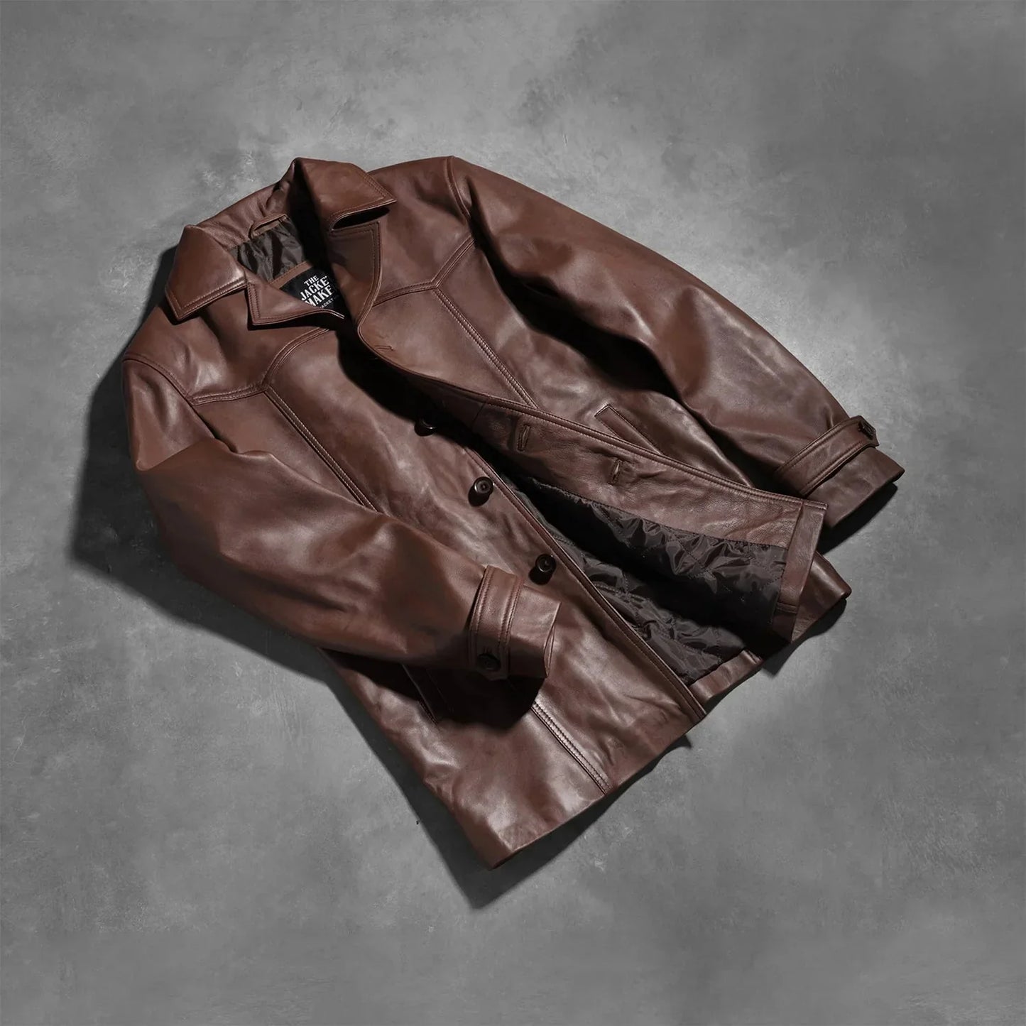 Vincent Alley Brown Leather Jacket - Rare Leather