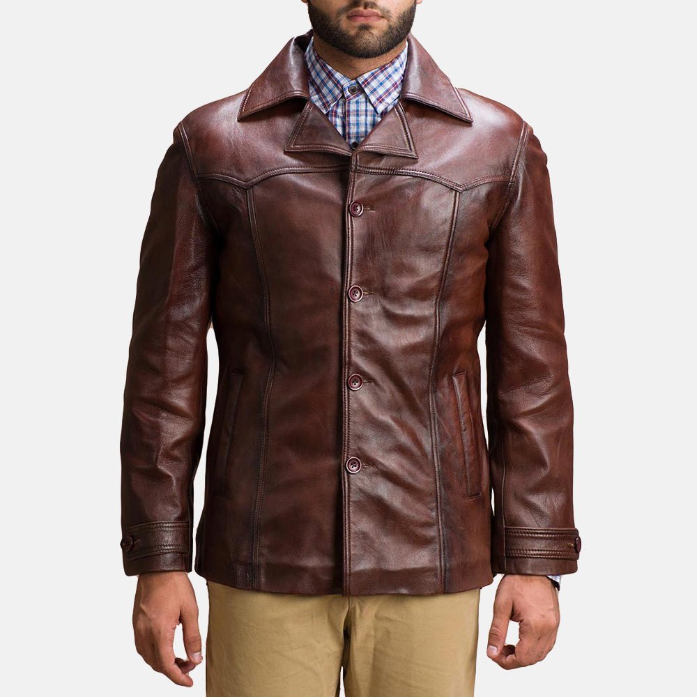 Vincent Alley Brown Leather Jacket - Rare Leather
