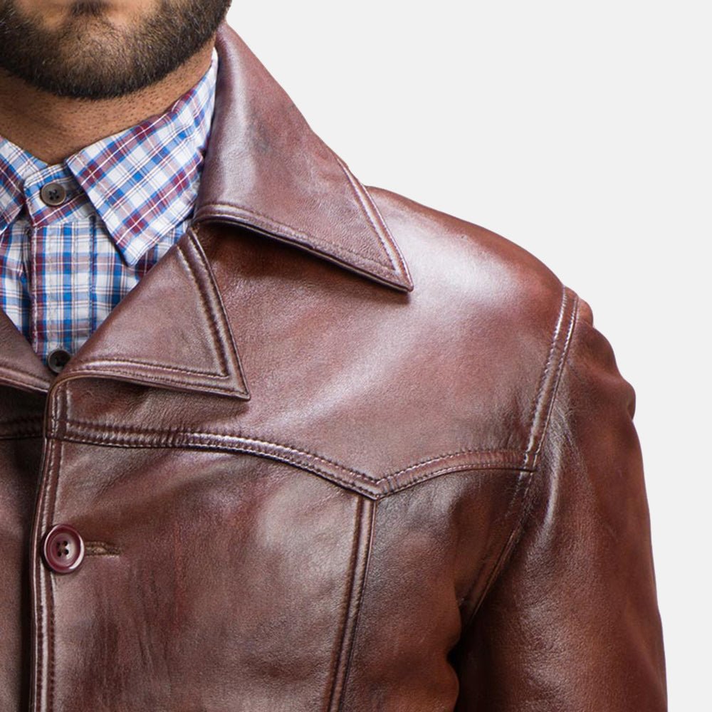 Vincent Alley Brown Leather Jacket - Rare Leather