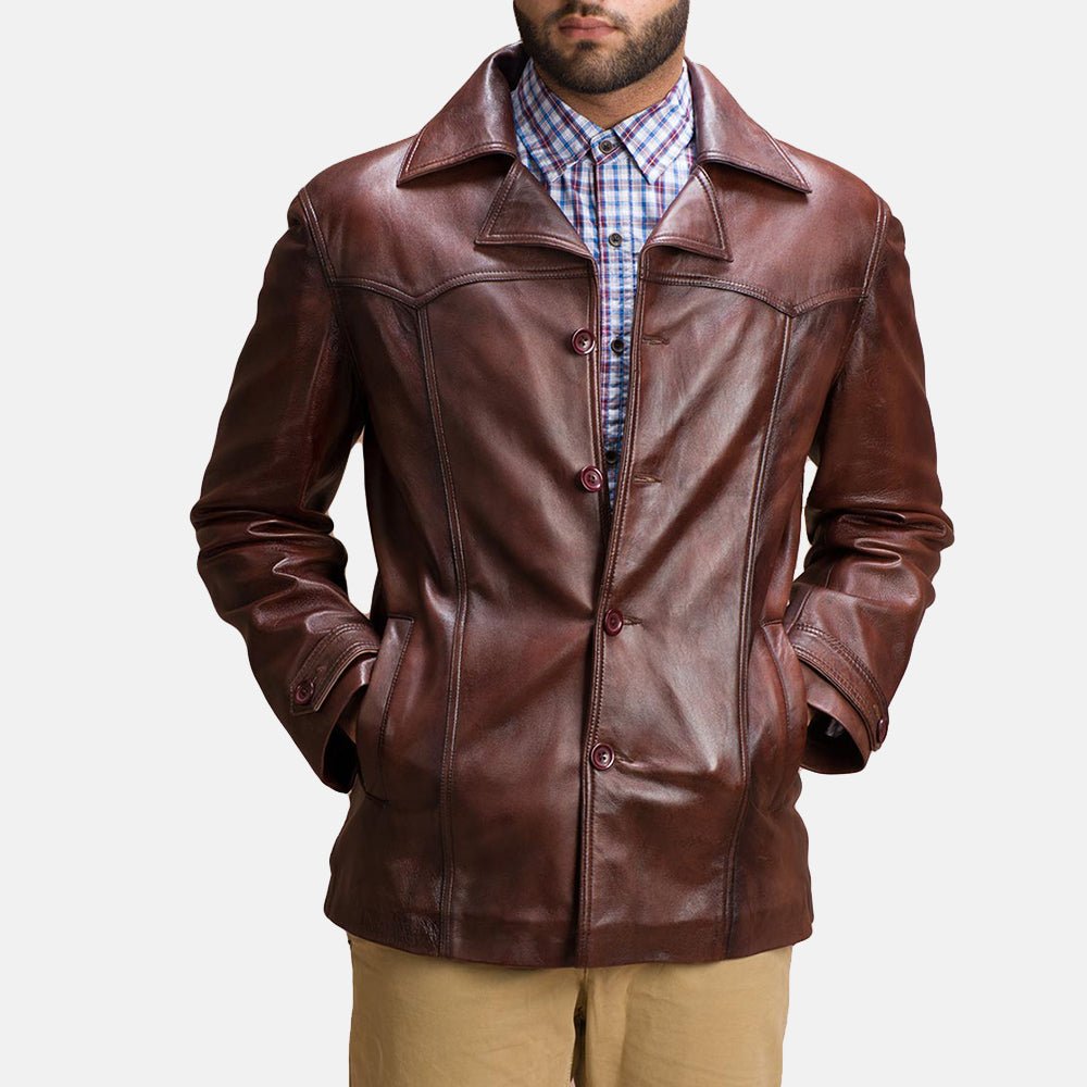Vincent Alley Brown Leather Jacket - Rare Leather