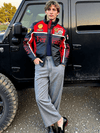 Vintage Ferrari Leather Motorcycle Jacket - Rare Leather Order Now !!