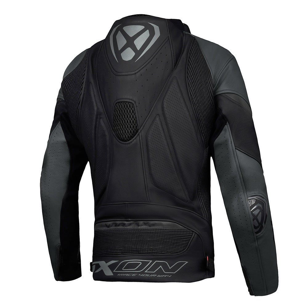 Vortex 3 - Leather Racing Jacket (Black) - Vox Leather