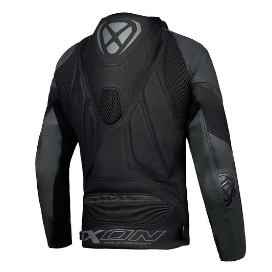 Vortex 3 - Leather Racing Jacket (Black) - Vox Leather