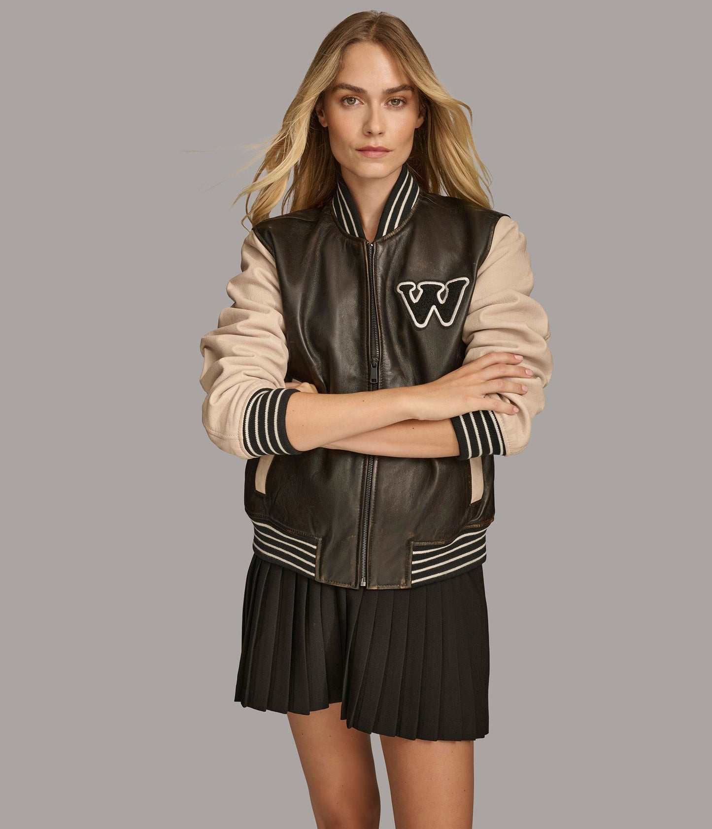 Waverly Varsity Jacket - Rare Leather