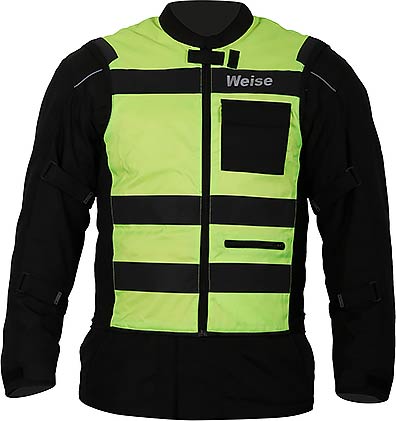 WEISE Flare Neon Yellow and Orange Reflective High Visibility Reversible Vest - Vox Leather