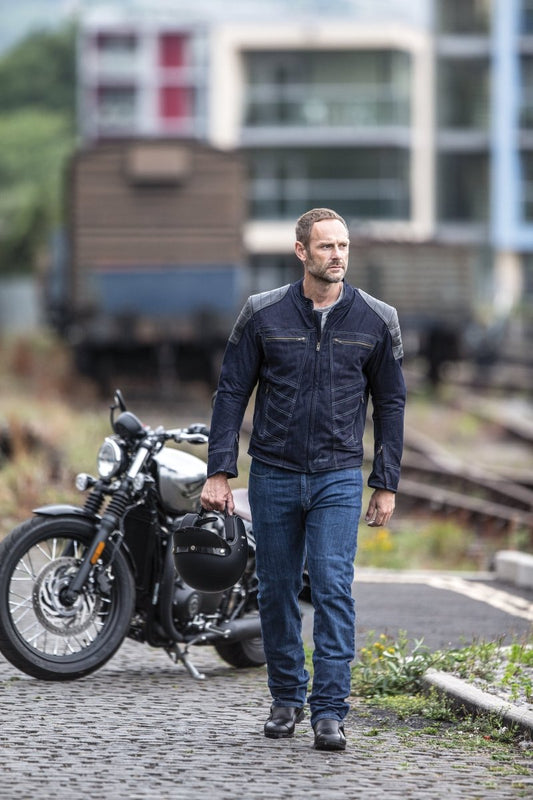 WEISE Fury Denim and Leather Jacket - Vox Leather