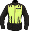 WEISE Neon Yellow Reflective Hi Visibility Stretch Vest - Vox Leather