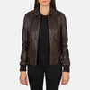 Westa A - 2 Brown Leather Bomber Jacket - Rare Leather