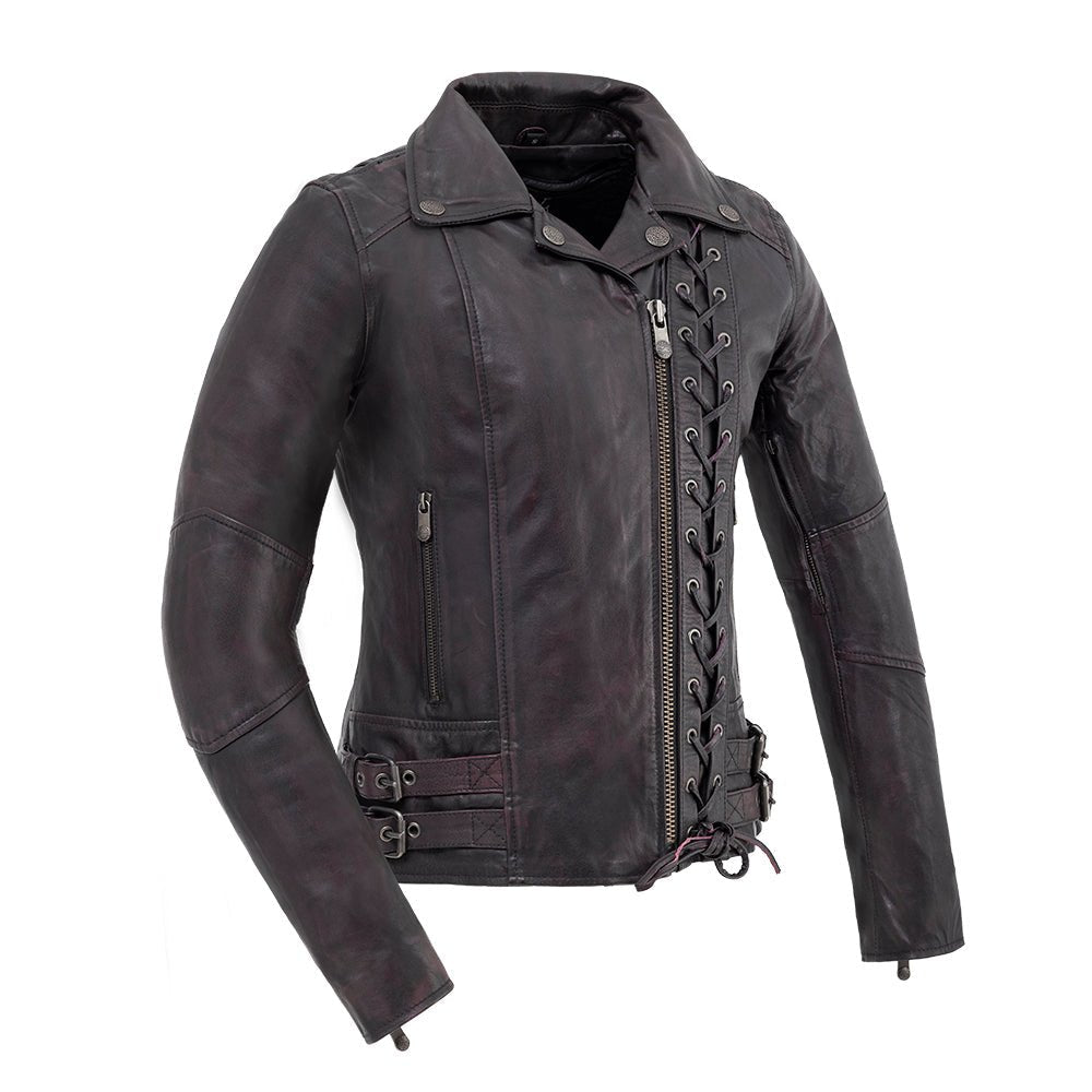Wildside - Women's Motorcycle Leather Jacket - Rare Leather