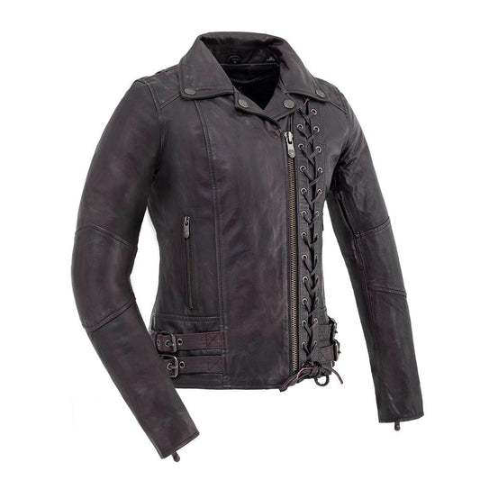 Wildside - Women's Motorcycle Leather Jacket - Rare Leather