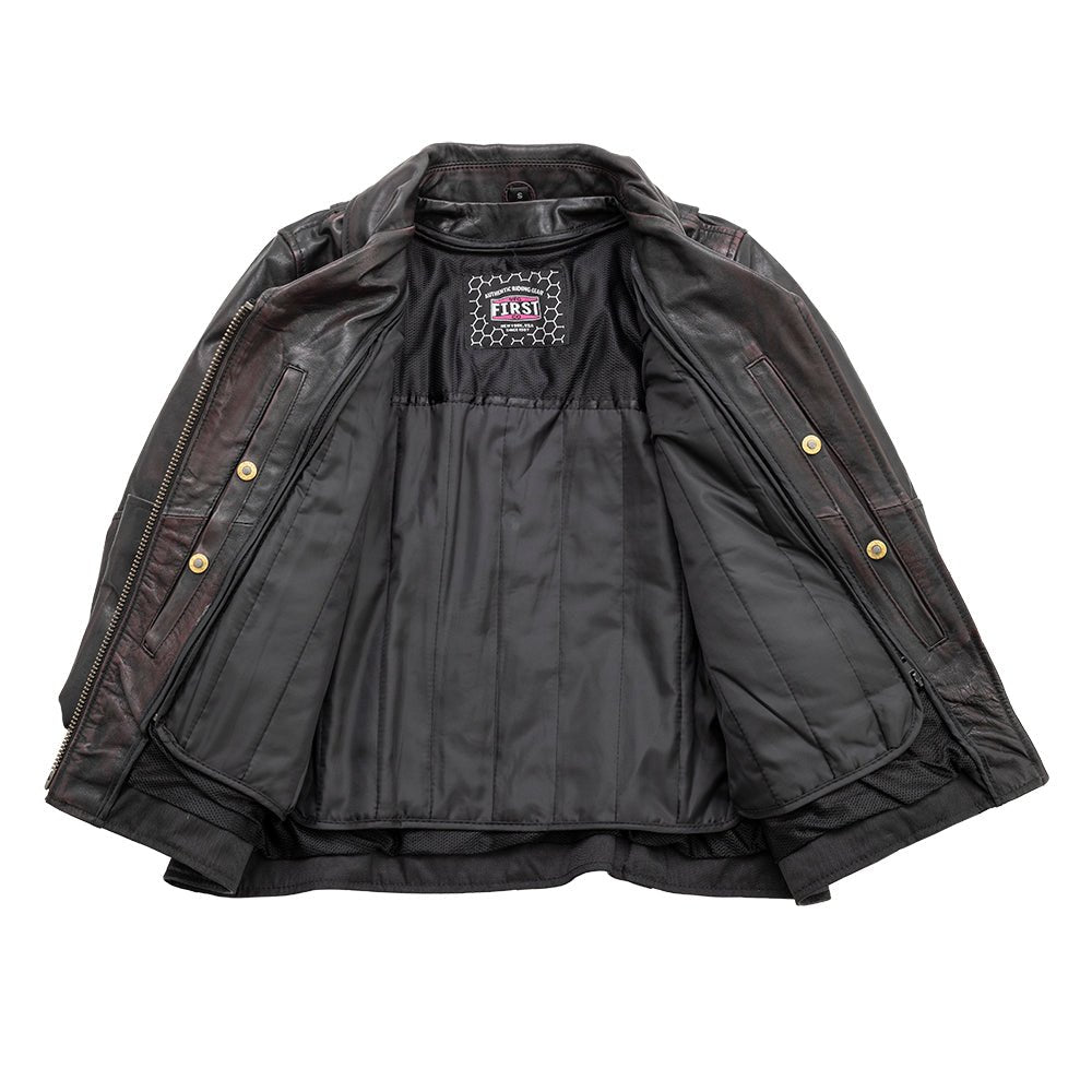 Wildside - Women's Motorcycle Leather Jacket - Rare Leather