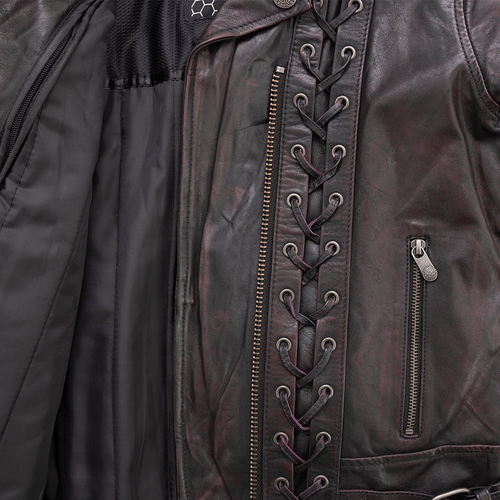 Wildside - Women's Motorcycle Leather Jacket - Rare Leather