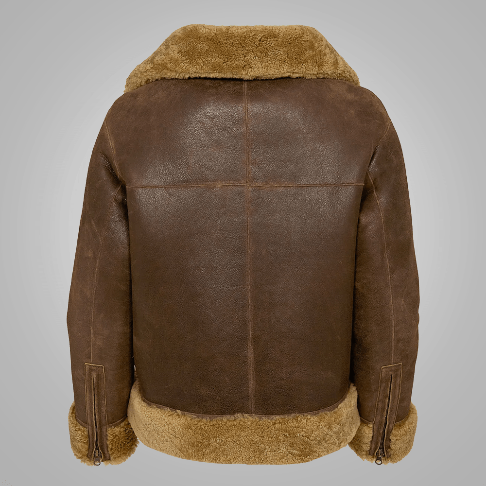 Women B3 Flight Leather Bomber Aviator Jacket - Rare Leather