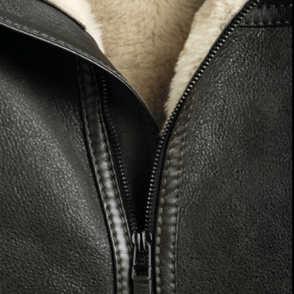 Women B3 Flying RAF Aviator Real Fur Leather Bomber Jacket - Rare Leather