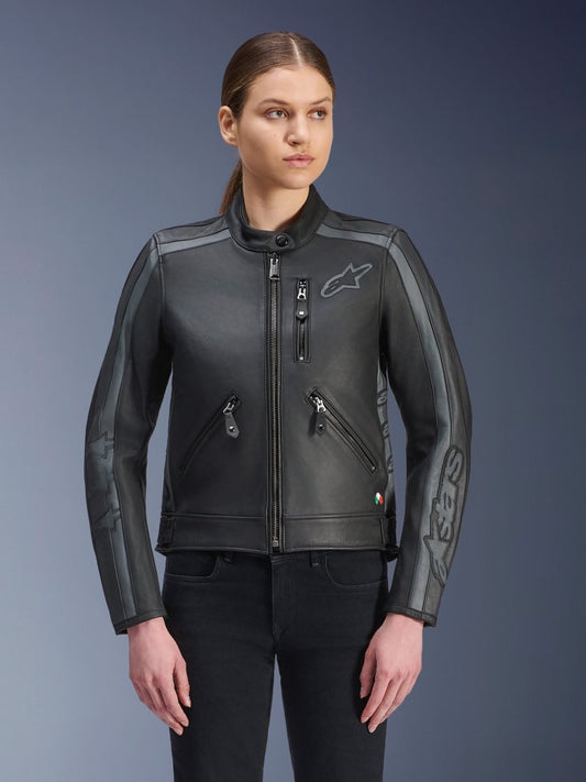 Women Stella Dyno Leather Jacket - Vox Leather