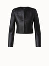 Women’s Cropped Leather Jacket - Vox Leather