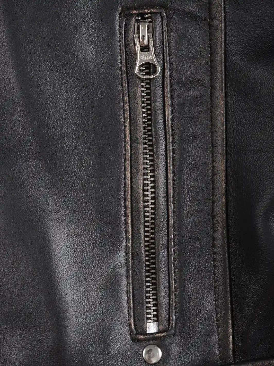 Women's Dark Brown Motorcycle Leather Jacket - Rare Leather