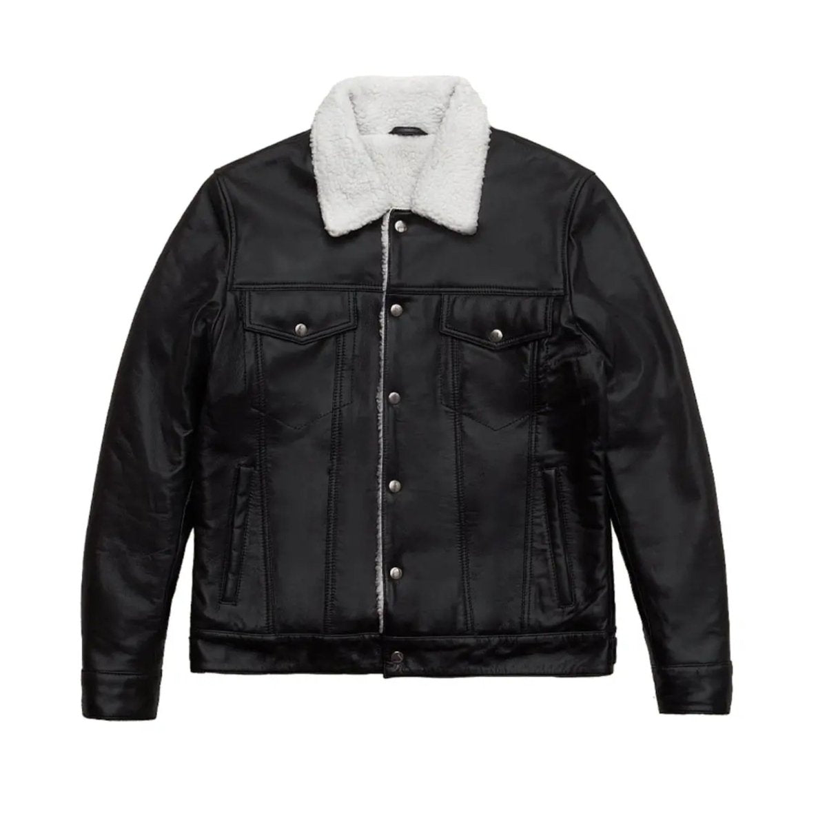 Women’s RAF B3 Aviator Shearling Sheepskin Trucker Jacket - Vox Leather