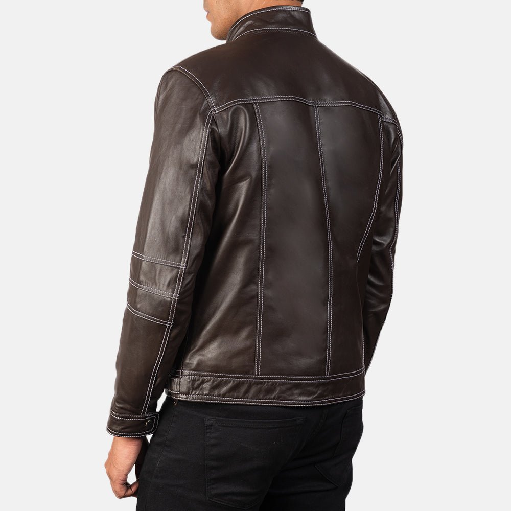 Youngster Brown Leather Biker Jacket - Rare Leather