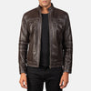 Youngster Brown Leather Biker Jacket - Rare Leather